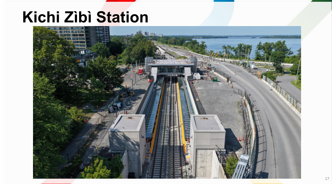 Photo of Kichi Zibi Station as described above